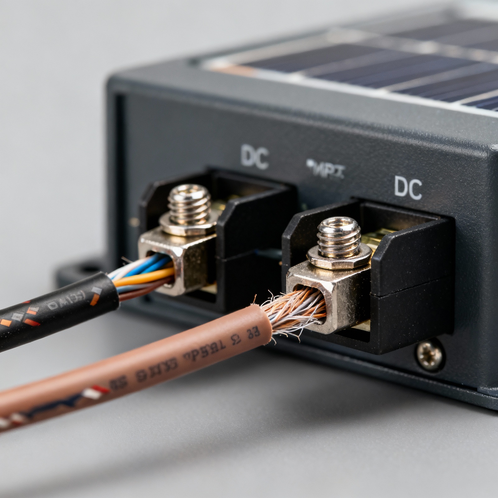 Proper terminal connections on RV MPPT charge controller