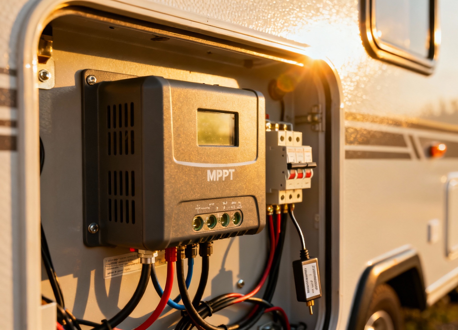 Safety equipment protecting budget MPPT controller installation