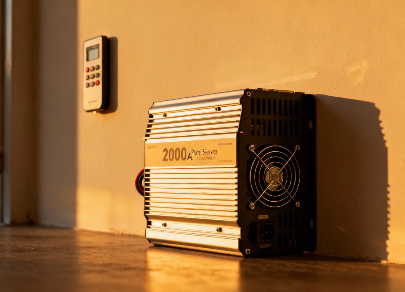 2000W inverter with remote control panel in RV